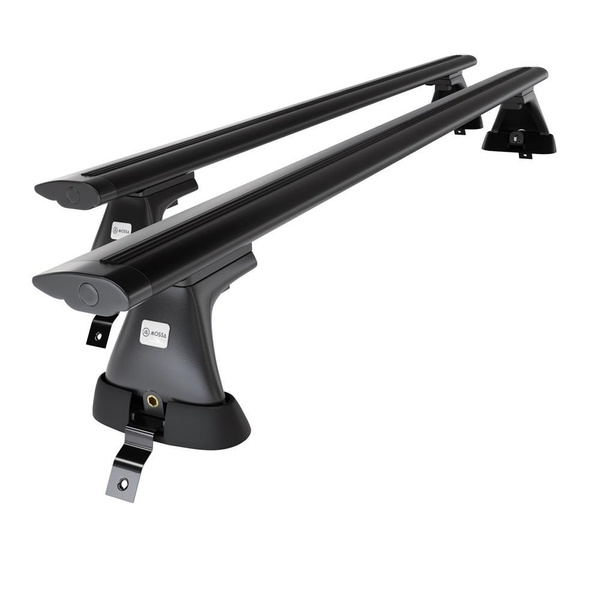 Aluminium-Dachträger für Renault Sandero (2008-2013) - schwarz Dachträger Dachgepäckträger - ohne Montagelemente