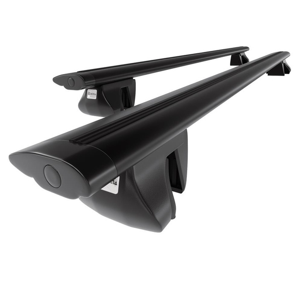 Aluminium-Dachträger für Peugeot Partner Tepee (2008-2018) - schwarz Dachträger Dachgepäckträger - reling