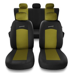Universal Sitzbezüge Auto für Audi A4 B5, B6, B7, B8, B9 (1995-2024) - Autositzbezüge Schonbezüge für Autositze - S-Y