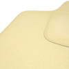 Fußmatten Auto für Alfa Romeo 147 (2000-2010) - Premium Velours beige Automatten Autoteppiche
