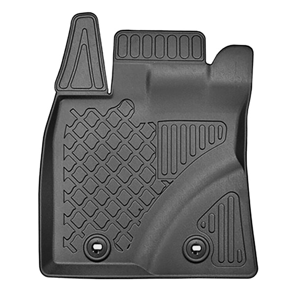 TPE Fußmatten Auto für Toyota Avensis III Kombi (01.2009-....) - schwarz Automatten Autoteppiche