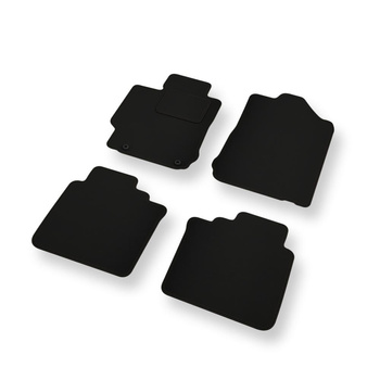 Fußmatten Auto für Toyota Camry VII Limousine (2011-2017) - schwarze Automatten 