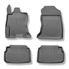 TPE Fußmatten Auto für Subaru XV II e-Boxer SUV (12.2019-10.2023) - schwarz Automatten Autoteppiche