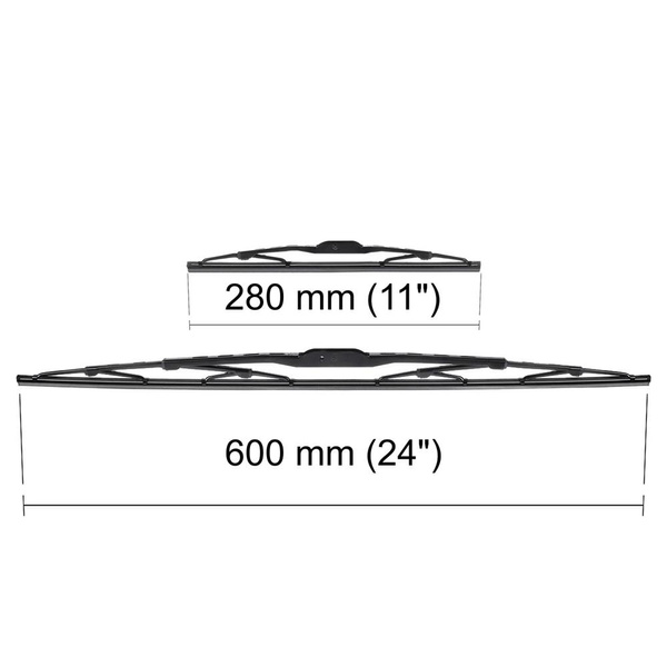 Vordere Scheibenwischer für Mitsubishi Colt VI Hatchback, Cabriolet (04.2004-04.2013) - Wischerblätter Standard
