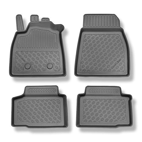 TPE Fußmatten Auto für Dacia Duster III SUV (06.2024-....) - schwarz Automatten Autoteppiche - nicht fuer Mild Hybrid