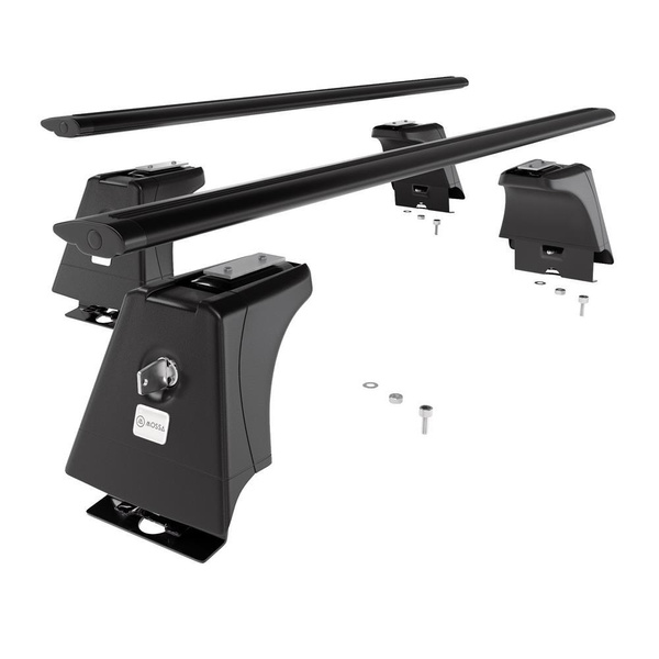 Aluminium-Dachträger für Iveco Daily III, IV, V, VI (2000-....) - schwarz Dachträger Dachgepäckträger - Montagepunkte