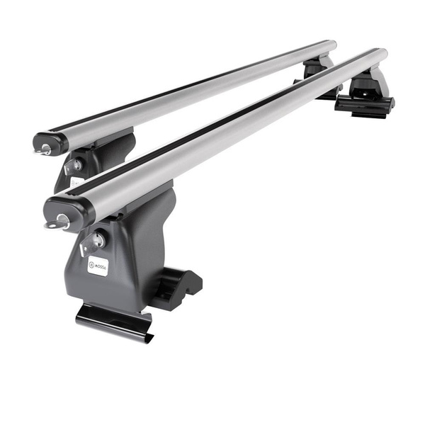 Aluminium-Dachträger für Daewoo Musso (2000-2005) - silbern Dachträger Dachgepäckträger - ohne Montagelemente