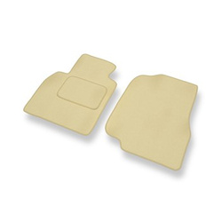 Fußmatten Auto für Toyota Land Cruiser J100 SUV (1998-2007) - Premium Velours beige Automatten Autoteppiche