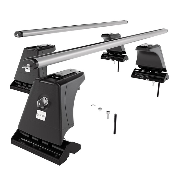 Aluminium-Dachträger für Citroen C3 (2009-2016) - silbern Dachträger Dachgepäckträger - Montagepunkte