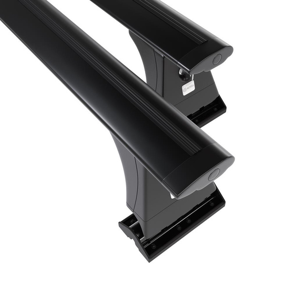 Aluminium-Dachträger für Citroen C6 (2005-2012) - schwarz Dachträger Dachgepäckträger - Montagepunkte