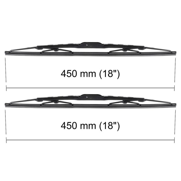 Vordere Scheibenwischer für Skoda Favorit Hatchback (1988-1993) - Wischerblätter Standard