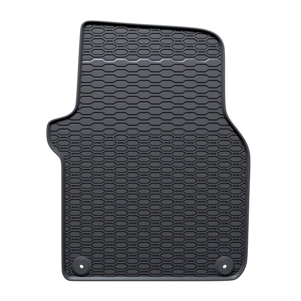 Gummifußmatten Auto für Man TGE (2017-....) - Gummimatten Gummi Fußmatten - schwarze