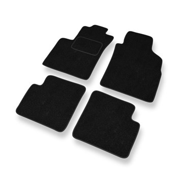 Fußmatten Auto für Lancia Ypsilon IV (2011-....) - schwarze Automatten Autoteppiche