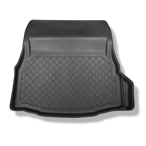 Kofferraumwanne für Mercedes-Benz C Klasse W205 Coupé (01.2016-11.2020) - Kofferraummatte rutschfest Schutzmatte - rechte Ausbuchtung abschneidbar