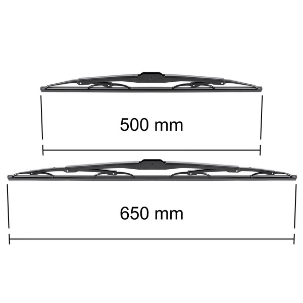 Vordere Scheibenwischer für Hyundai H-1 I Van (10.1997-12.2007) - Wischerblätter Standard