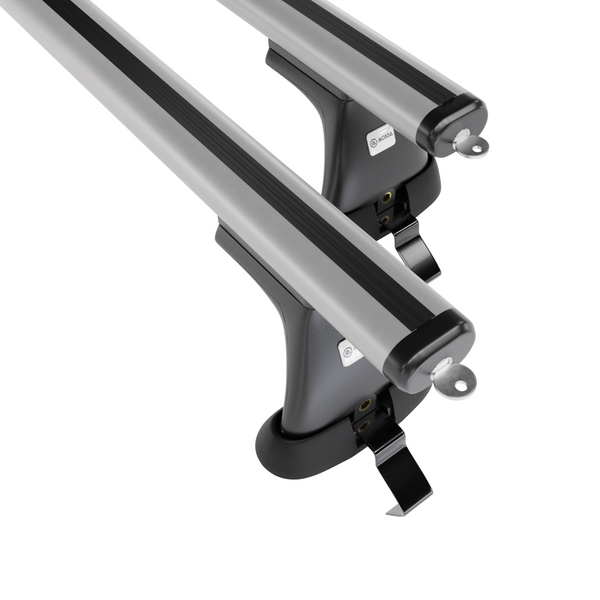 Aluminium-Dachträger für Skoda Octavia mk II (2009-2012) - silbern Dachträger Dachgepäckträger - ohne Montagelemente