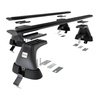 Aluminium-Dachträger für Ford Focus IV (2019-....) - schwarz Dachträger Dachgepäckträger - ohne Montagelemente