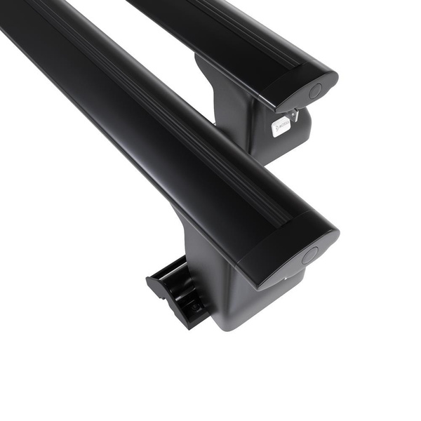 Aluminium-Dachträger für Lancia Phedra (2002-2010) - schwarz Dachträger Dachgepäckträger - T-profil