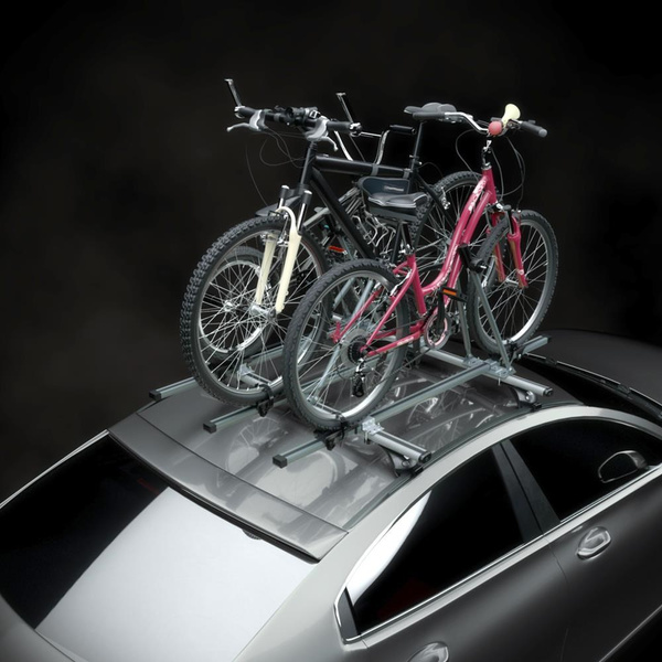 Dachfahrradträger, Dachfahrradhalter mit Schlüssel und Alubalken - 3xM-08