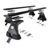 Aluminium-Dachträger für Opel Insignia (2009-2017) - schwarz Dachträger Dachgepäckträger - ohne Montagelemente
