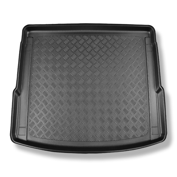 Kofferraumwanne für Audi Q5 II FY SUV (01.2017-08.2024) - Kofferraummatte rutschfest Schutzmatte - auch für Modelle mit Schienen; nicht fuer TFSI e plug-in Hybrid; Rückbank verschiebbar