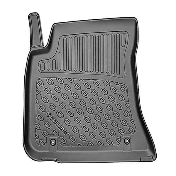 TPE Fußmatten Auto für Dodge Challenger III Coupé (2014-....) - schwarz Automatten Autoteppiche