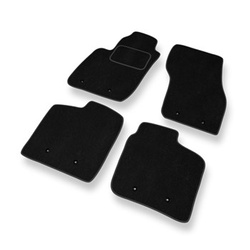 Fußmatten Auto für Volvo S40 I Limousine (1995-2004) - Premium Velours schwarze Automatten Autoteppiche