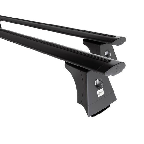 Aluminium-Dachträger für Toyota Avensis mk III (2009-2019) - schwarz Dachträger Dachgepäckträger - Montagepunkte