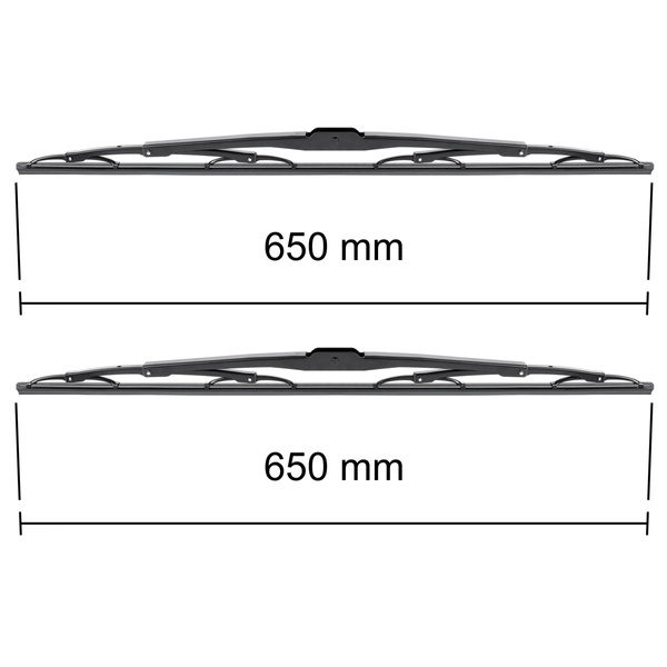 Vordere Scheibenwischer für Volvo FH LKW (1993-2012) - Wischerblätter Standard