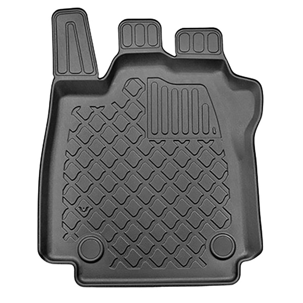 TPE Fußmatten Auto für Renault Clio IV Hatchback (10.2012-08.2019) - schwarz Automatten Autoteppiche