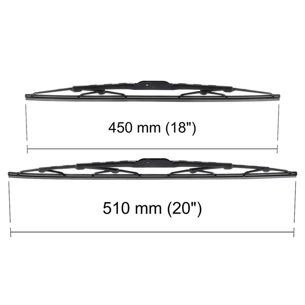 Vordere Scheibenwischer für Honda Civic V, VI Aerodeck, Coupé, Hatchback, Liftback, Limousine (10.1991-02.2001) - Wischerblätter Standard