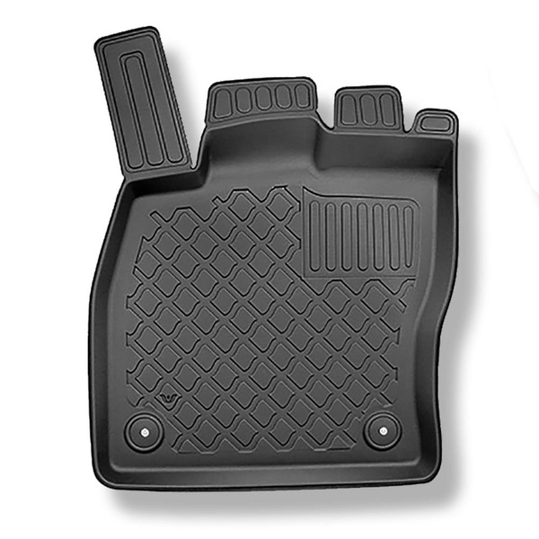 Set Kofferraumschale und angepasste Autoteppiche TPE für: Volkswagen Golf VIII Variant (11.2020-....) - oberer Kofferraum (für Multiboden);beweglicher Boden in höchster Stellung;nicht für mHEV