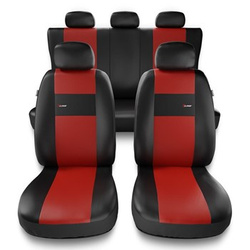 Universal Sitzbezüge Auto für Audi A3 8L, 8P, 8V, 8Y (1996-....) - Autositzbezüge Schonbezüge für Autositze - XL-RD