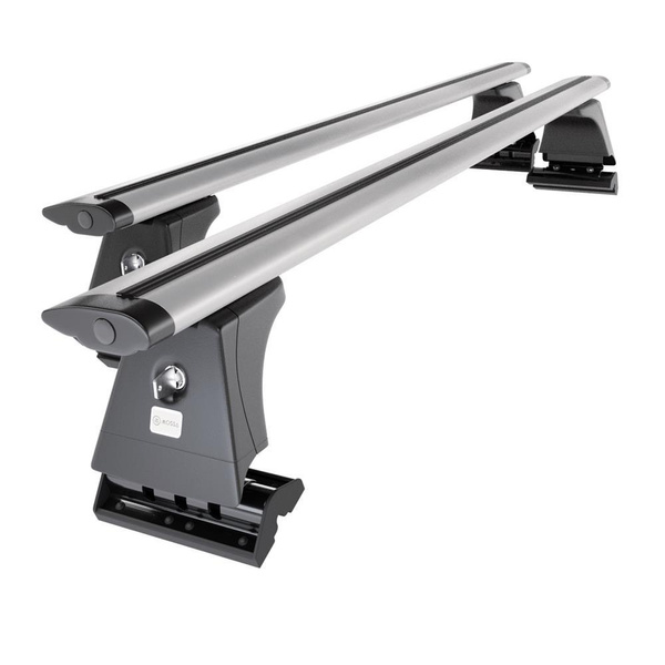 Aluminium-Dachträger für BMW 5er F10 (2010-2017) - silbern Dachträger Dachgepäckträger - Montagepunkte