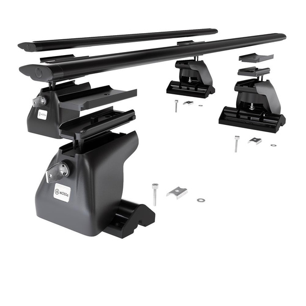 Aluminium-Dachträger für Ford Windstar (1998-2004) - schwarz Dachträger Dachgepäckträger - T-profil