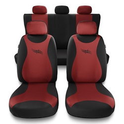 Universal Sitzbezüge Auto für Alfa Romeo 147 (2000-2010) - Autositzbezüge Schonbezüge für Autositze - TR-RD