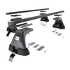 Stahl-Dachträger für Renault Sandero (2008-2013) - schwarz Dachträger Dachgepäckträger - ohne Montagelemente