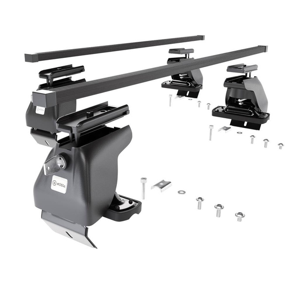 Stahl-Dachträger für Volvo C40 (2022-....) - schwarz Dachträger Dachgepäckträger - ohne Montagelemente