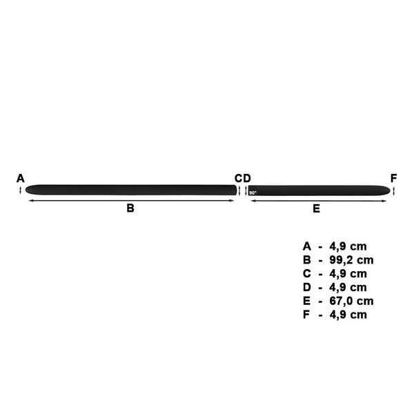 Schwarze Auto Seitenschutzleisten Honda Civic Hatchback (5 Türen) - (2001-2006)