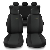 Universal Sitzbezüge Auto für Mazda 2 I, II, III, IV (2003-....) - Autositzbezüge Schonbezüge für Autositze - X.R-G1