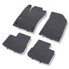 Gummifußmatten Auto für Fiat Tipo Limousine (2016-....) - Gummimatten Gummi Fußmatten - schwarz - 4 Stk.