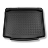 Kofferraumwanne für Skoda Karoq SUV (11.2017-....) - Kofferraummatte rutschfest Schutzmatte - vertiefte Ladeflaeche; mit Not-Reserverad / Pannenset; ohne Varioboden