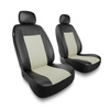 Universal Sitzbezüge Auto für Audi A4 B5, B6, B7, B8, B9 (1995-2024) - Vordersitze Autositzbezüge Schonbezüge - 2CM-BE