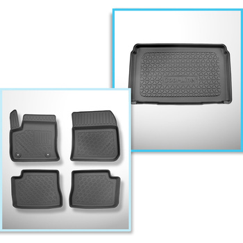 Set Kofferraumschale und angepasste Autoteppiche TPE für: Opel Corsa-e Hatchback