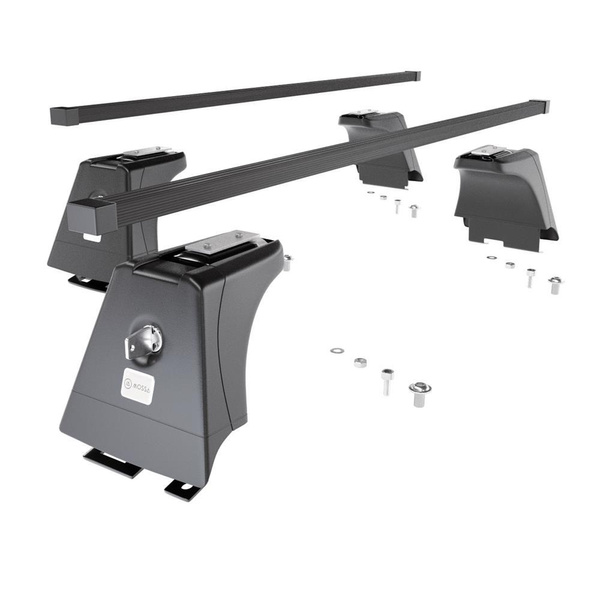 Stahl-Dachträger für Toyota Avensis mk III (2009-2019) - schwarz Dachträger Dachgepäckträger - Montagepunkte