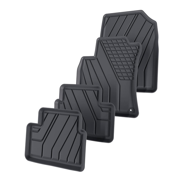 TPE Fußmatten Auto für Hyundai i30 III Hatchback (2017-....) - schwarz Automatten Autoteppiche