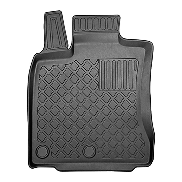 TPE Fußmatten Auto für Nissan Qashqai I Crossover (02.2007-01.2014) - schwarz Automatten Autoteppiche