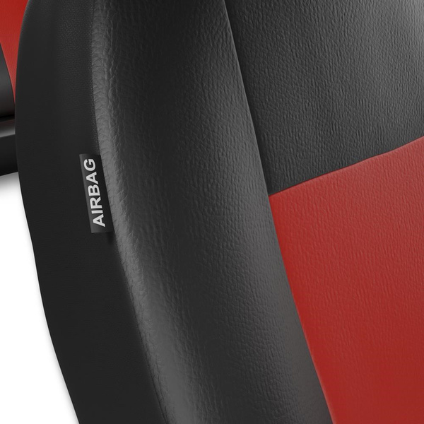 Universal Sitzbezüge Auto für Seat Exeo (2009-2013) - Vordersitze Autositzbezüge Schonbezüge - 2CM-RD