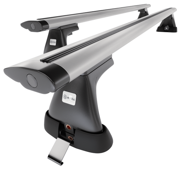 Aluminium-Dachträger für Toyota Hiace (1996-2006) - silbern Dachträger Dachgepäckträger - Montagepunkte