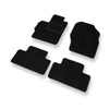 Fußmatten Auto für Mazda CX-7 SUV (2007-2012) - Premium Velours schwarze Automatten Autoteppiche